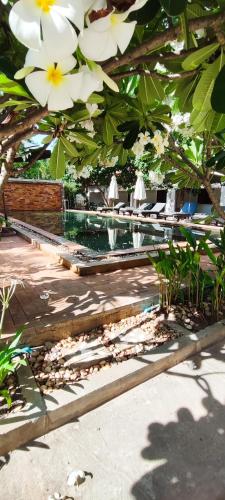 Un jardín fuera de Elmas Hotel Siem Reap