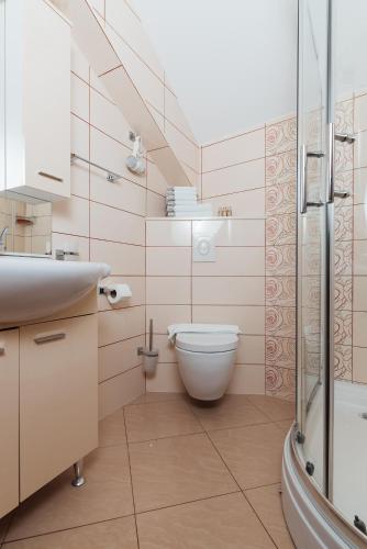 Bilik mandi di Old town Villa TROGIR STARS with free parking