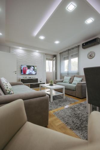 Posezení v ubytování Apartman Vukota Pirot