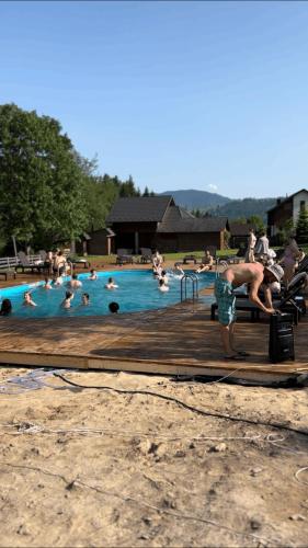 Der Swimmingpool an oder in der Nähe von D&T Hotel