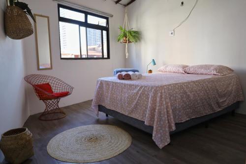 Ένα ή περισσότερα κρεβάτια σε δωμάτιο στο CASA IRACEMAR