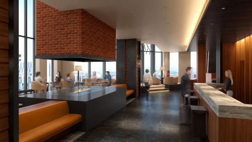 Χώρος καθιστικού στο The Gate Hotel Sapporo by Hulic