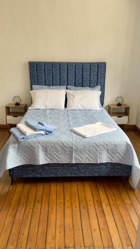 Postel nebo postele na pokoji v ubytování La Casita Azul