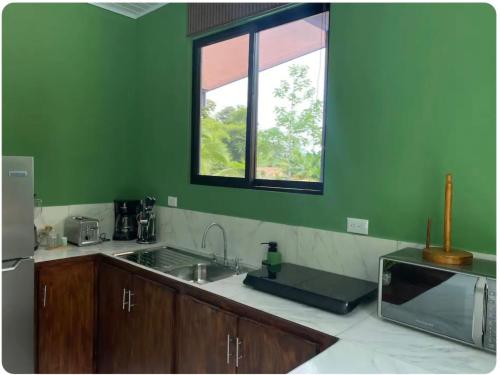 Η κουζίνα ή μικρή κουζίνα στο Apartamento Esmeralda