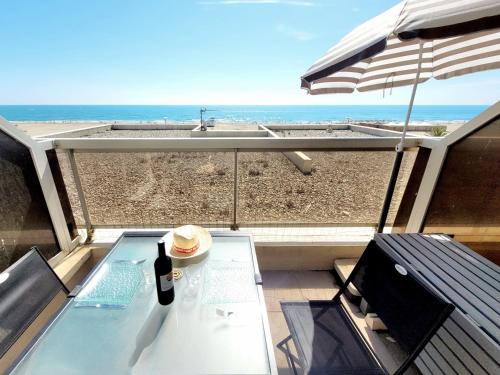 Canet-en-Roussillon - Studio 2 pers - Vue mer - Résidence calme