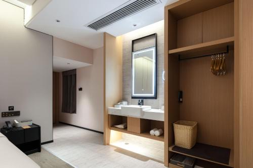 Koupelna v ubytování Atour Hotel Hangzhou Binjiang Binwen Road