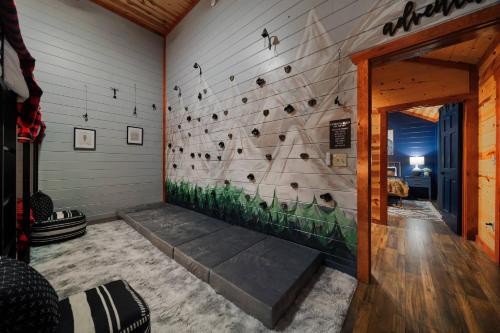 Χώρος καθιστικού στο The Smokey Haus