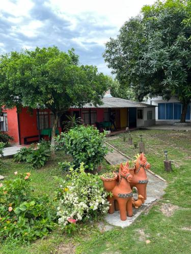 Zahrada ubytování Hotel Cabañas Santa Rosa Suarez Tolima