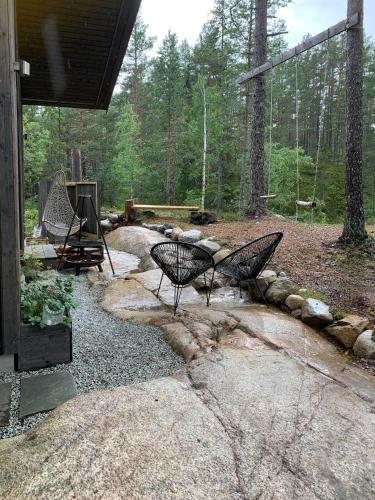 Taman di luar Enjoy Simple Cabin Life In Nature