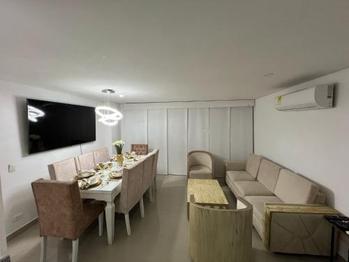 Khu vực ghế ngồi tại 4BRR Apto Luxury - Cond Club Palmetto Ultimo piso