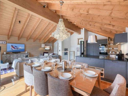Chalet cosy à Méribel avec jacuzzi, sauna, 4 chambres