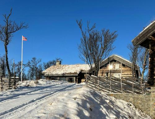 Το Large Log Cabin, Ski Fun Near Dagali τον χειμώνα