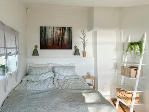 Katil atau katil-katil dalam bilik di Family Cabin With Panoramic Views Of Tyrifjorden