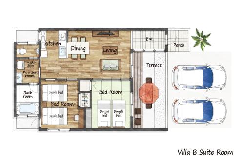 Plano de Hotel & Villa Seahorse MIYAKOJIMA