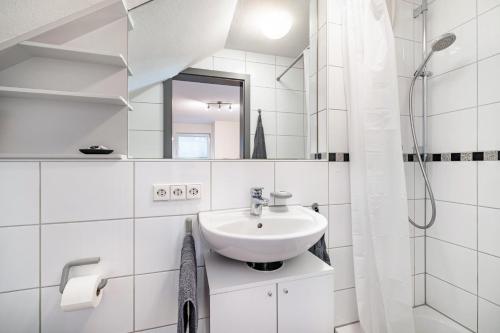 Koupelna v ubytování Ferienwohnung Hammer