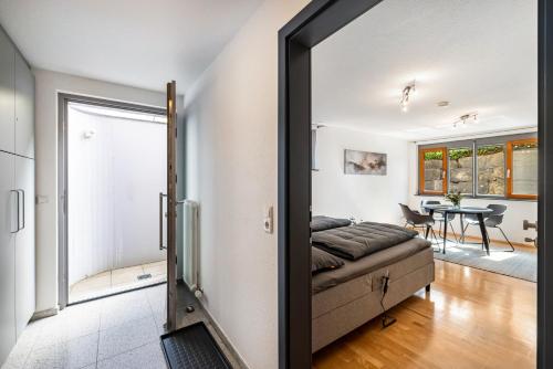 Posezení v ubytování Ferienwohnung Hammer