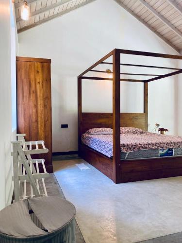 Silva's Place, Rooms in Balapitiyaにあるベッド