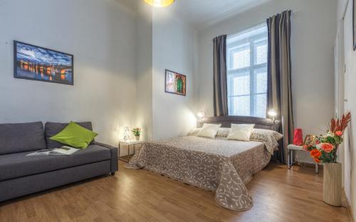 Postel nebo postele na pokoji v ubytování Modern Apartment Zitna