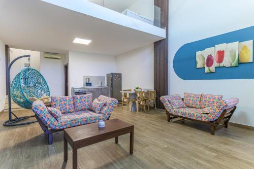 Zona d'estar a Vida Guesthouse Batroun