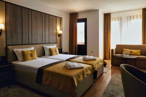 Spa Complex Aleksandarにあるベッド