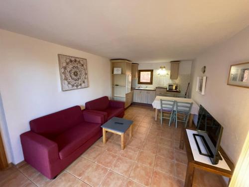Χώρος καθιστικού στο Great views & heated pool - El Perenquen 1