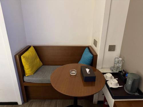 Χώρος καθιστικού στο Borrman Hotel Guangzhou East Station Meihuayuan Subway Station Branch