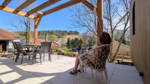 Μπαλκόνι ή βεράντα στο Domaine des 7 cépages