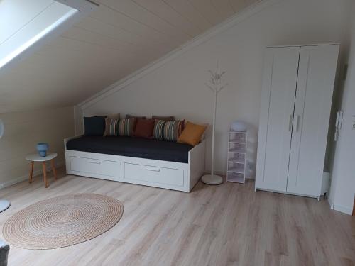 Ruhiges Appartement Kampenwandにあるシーティングエリア