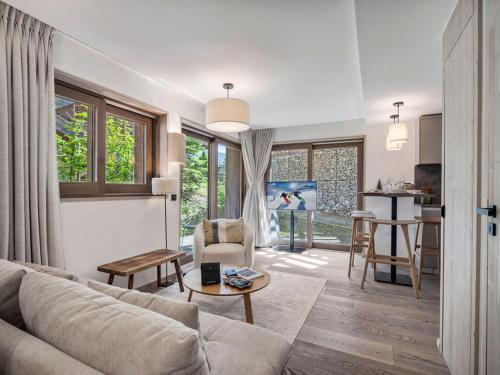 Courchevel Le Praz: Appart 36m², 2 adultes + 2 enfants, Wifi, Parking - FR-1-568-56