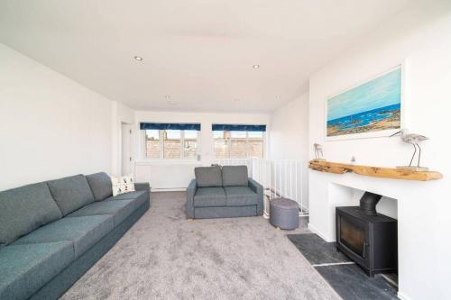 Χώρος καθιστικού στο The Beach Boathouse, Carnoustie