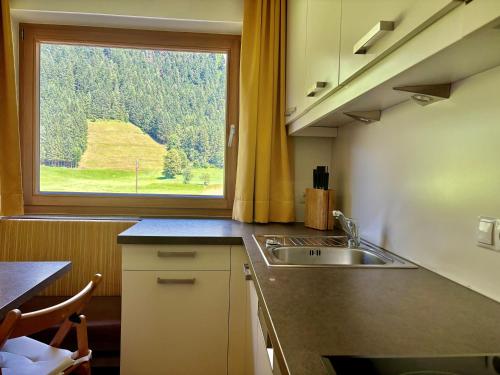 Kuchyň nebo kuchyňský kout v ubytování Apart-Garni Alpevita