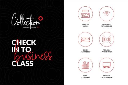a set of editable vector logos for business class at Hotel O Prashant Villa in Rānchī