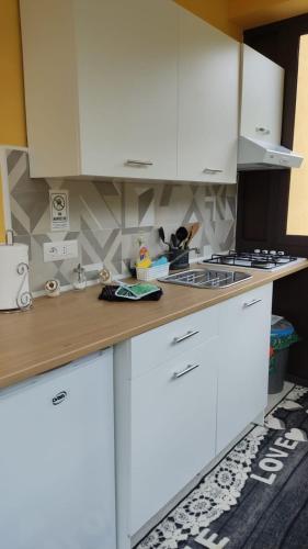 Dapur atau dapur kecil di Ad Agros Logement