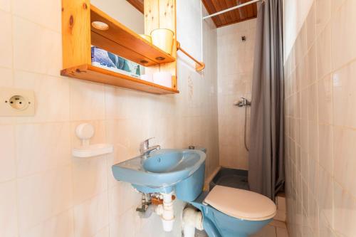 Et badeværelse på Appartement Escaliers