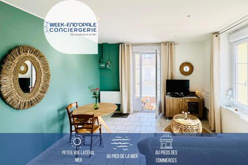 Esprit Opale - Appartement avec terrasse à 2 pas de la mer