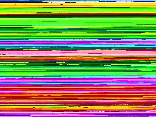 a colorful computer screen with rainbow colors at Holiday Home Floating Home-Hausboot in Mettlach Hafen by Interhome in Mettlach