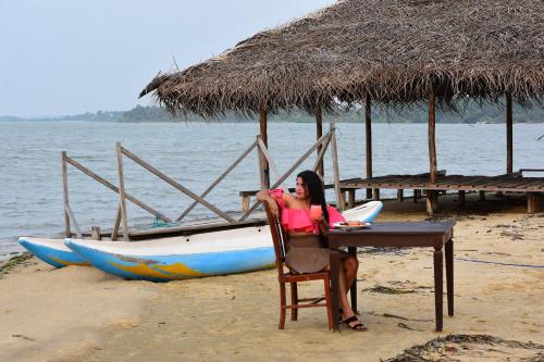 Landskap semula jadi dekat dengan resort