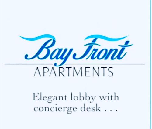 a sign for bay frontant organizations engagementpolicy with conference desk at Bayfront Luxury beachfront escape with Pool in Portmore Book Now in Portmore