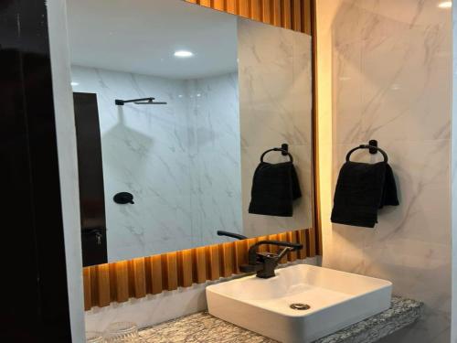 Koupelna v ubytování Casa de Apolinar Resort