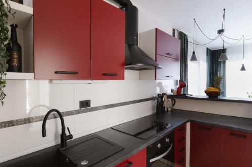 Η κουζίνα ή μικρή κουζίνα στο Apartment Kalla Opatija 2
