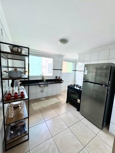 Dapur atau dapur kecil di Apê 202 - Central e Moderno - 2Q e 2B
