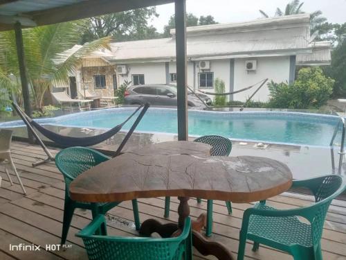 Bazén v ubytování AfriqPnB RV Villa 3 Chambres avec Piscine nebo v jeho okolí
