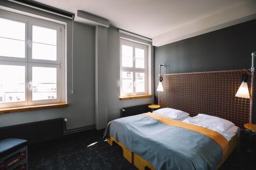 Postel nebo postele na pokoji v ubytování Superbude Hamburg St Pauli