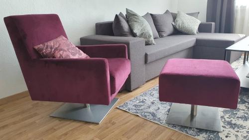 Posezení v ubytování Kienreich Apartments Merseburg Weißenfelser Straße