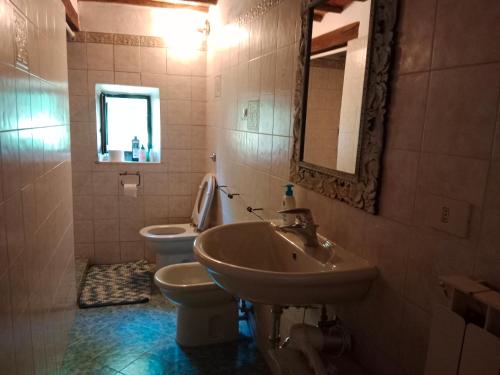 Koupelna v ubytování Casa di gio