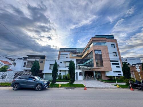 Το κτήριο όπου στεγάζεται  το διαμέρισμα