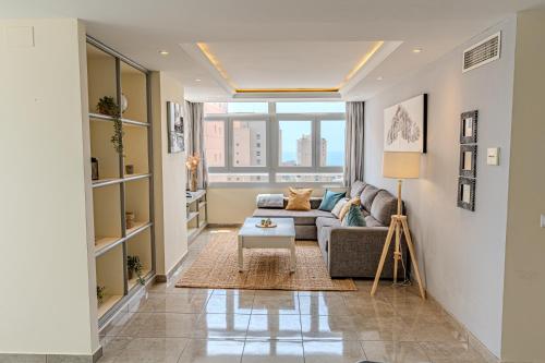 Et opholdsområde på Vista Azul Luxury Aparment