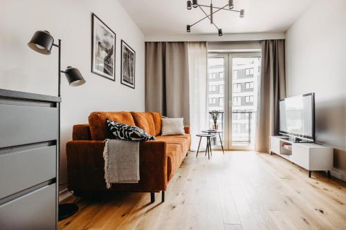 Białowieska 67 - Apartament z sypialnią, balkon w Porcie Popowice - Wrocław - Fair Rentals