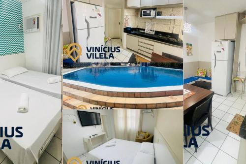 Φωτογραφία από το άλμπουμ του Condomínio Golden Dolphin a uma quadra do Axé Mói, com piscina, churrasqueira, portaria 24hrs, de frente à supermercado, e centro gastronômico στο Πόρτο Σεγκούρο