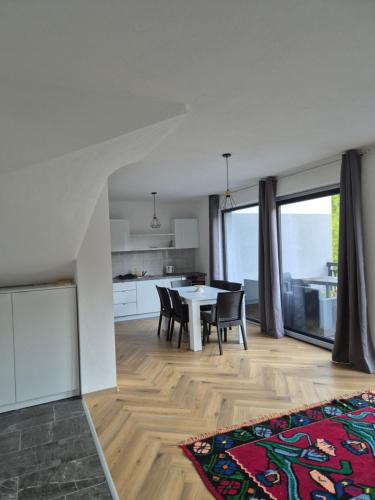 Kuchyň nebo kuchyňský kout v ubytování Apartman Nour